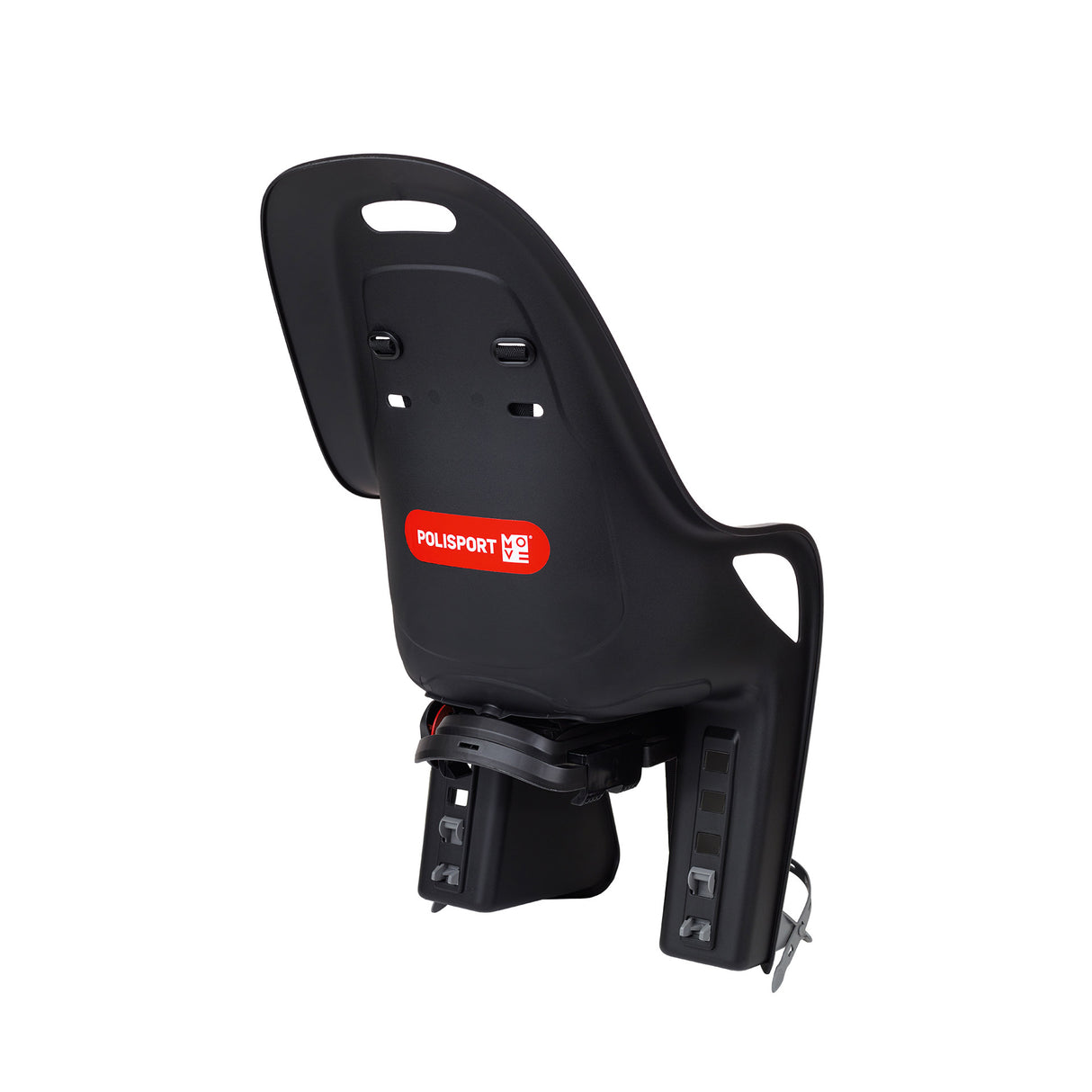 Siège enfant Polisport derrière Koari CFS - montage sur support - gris noir