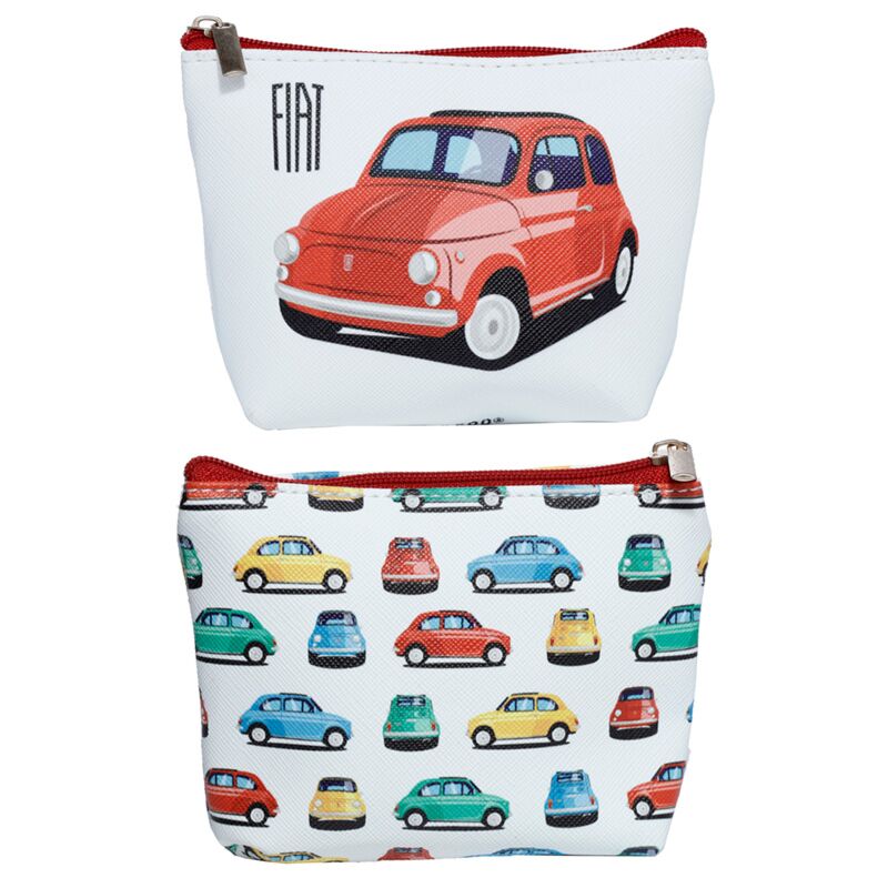 Portefeuille pvc rétro fiat 500