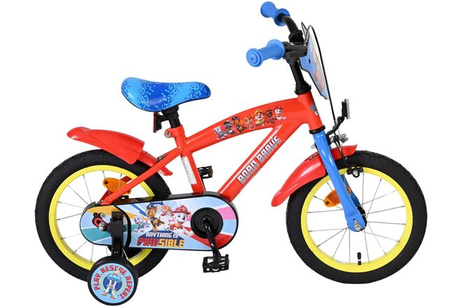 Vélo enfant Paw Patrol - garçons - 14 pouces - rouge bleu