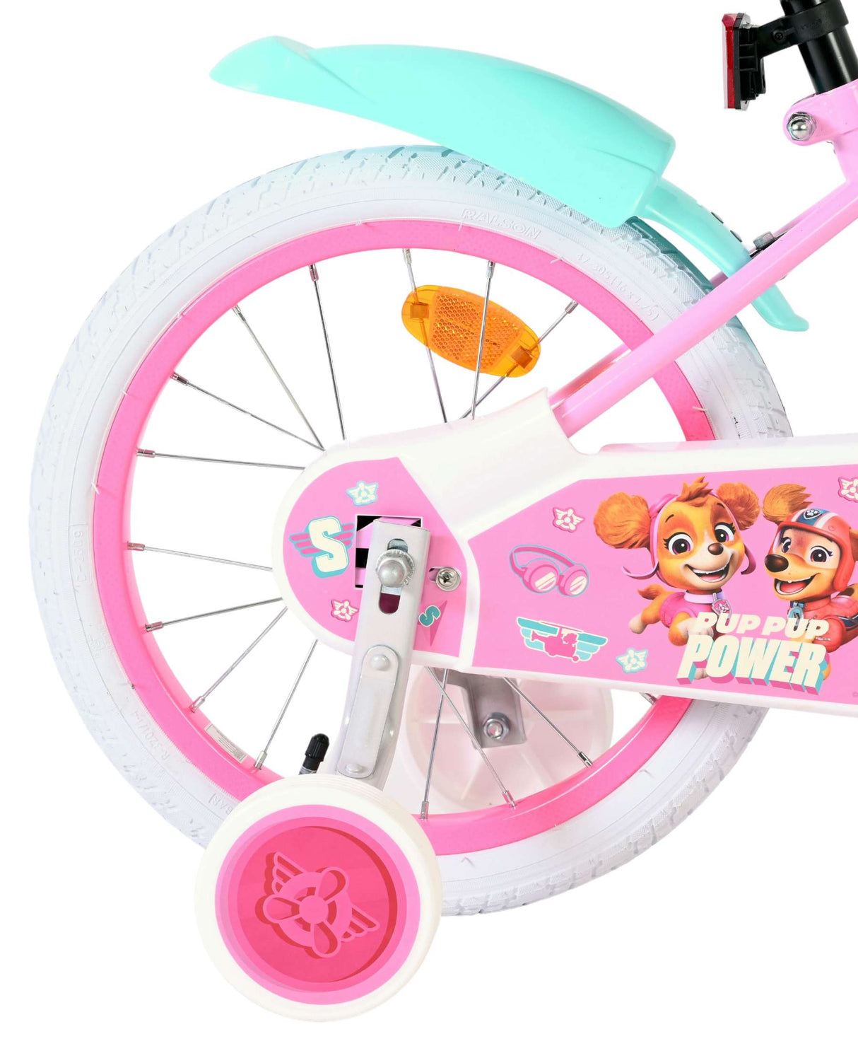 Vélo pour enfants Paw Patrol - filles - 16 pouces - rose