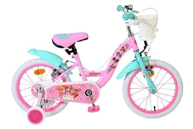 Vélo pour enfants Paw Patrol - filles - 16 pouces - rose - deux freins à main