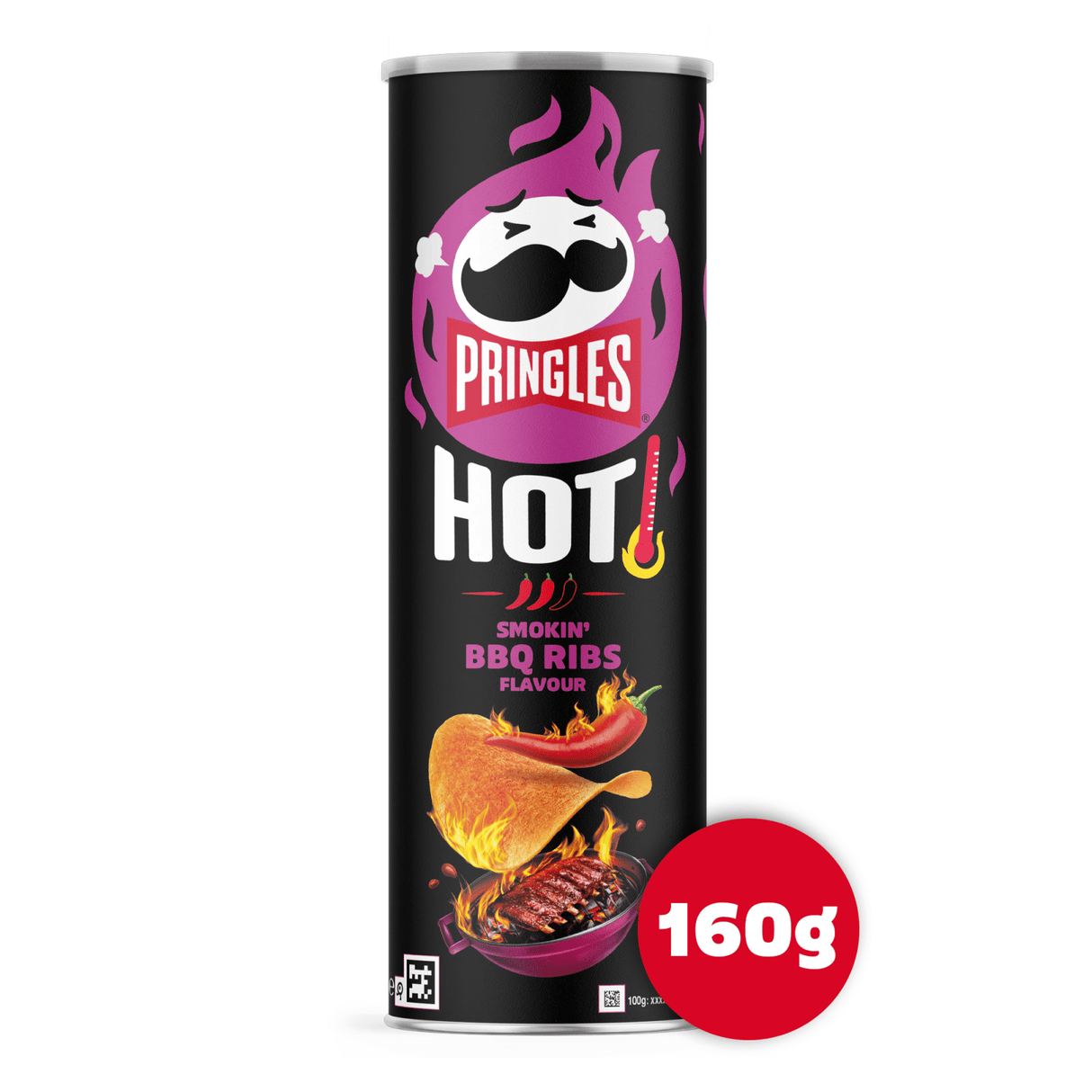 Pringles hot smokin' bbq ribs (6x 160gr)