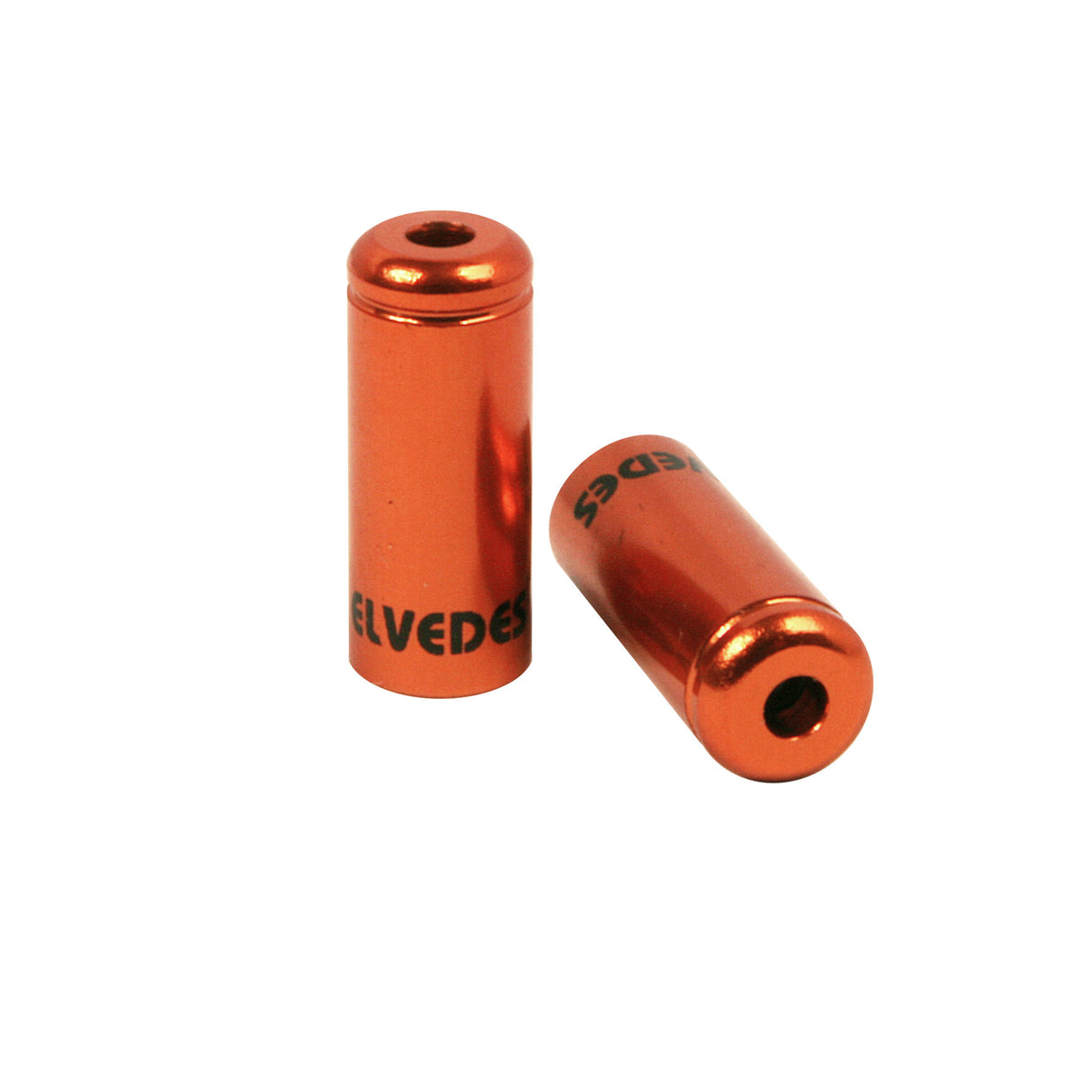 Capuchon de câble Elvedes 5mm scellé alu orange (50pcs)