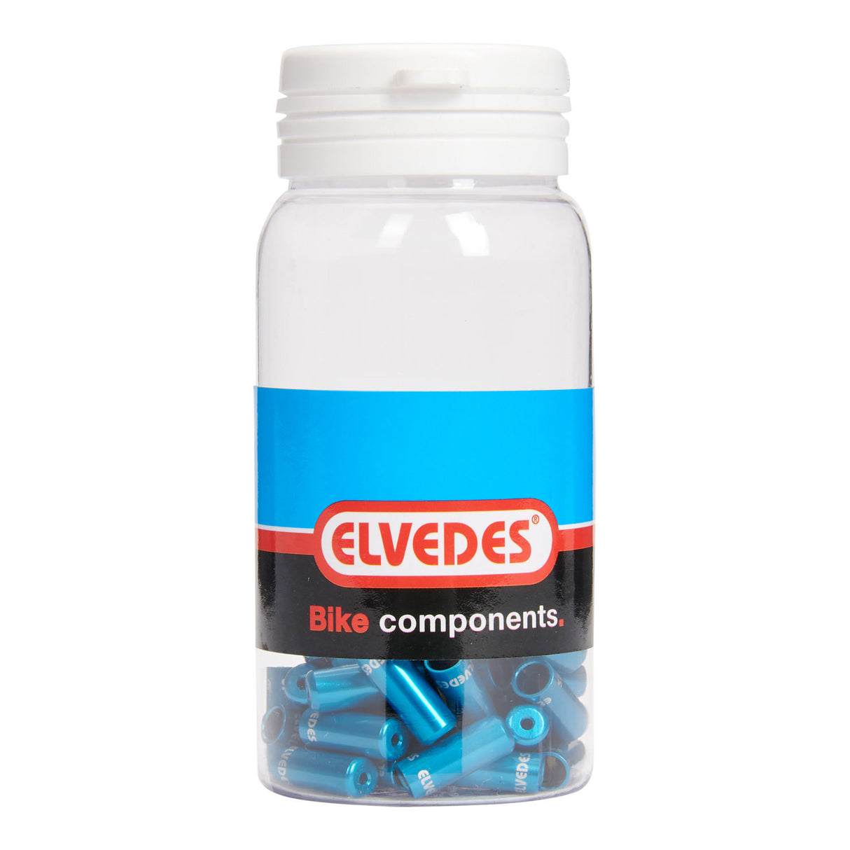 Capuchon de câble Elvedes 4,2mm joint alu bleu (50pcs)