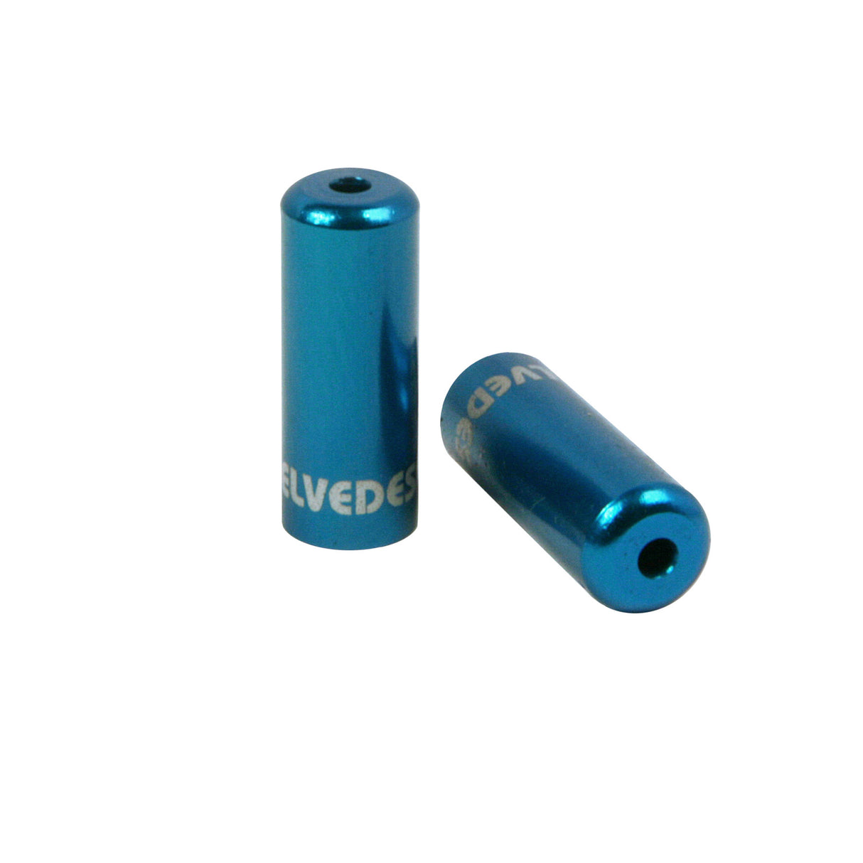 Capuchon de câble Elvedes 4,2mm joint alu bleu (50pcs)
