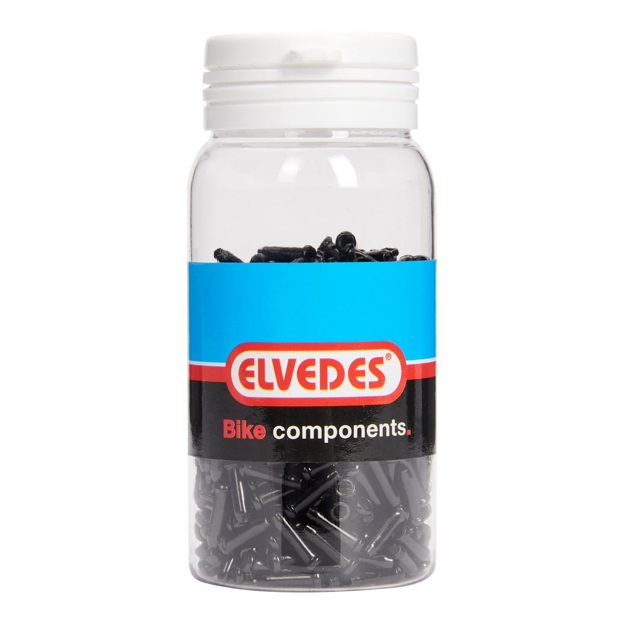 Capuchons anti-effilochage Elvedes 2,3mm aluminium noir (500pcs)