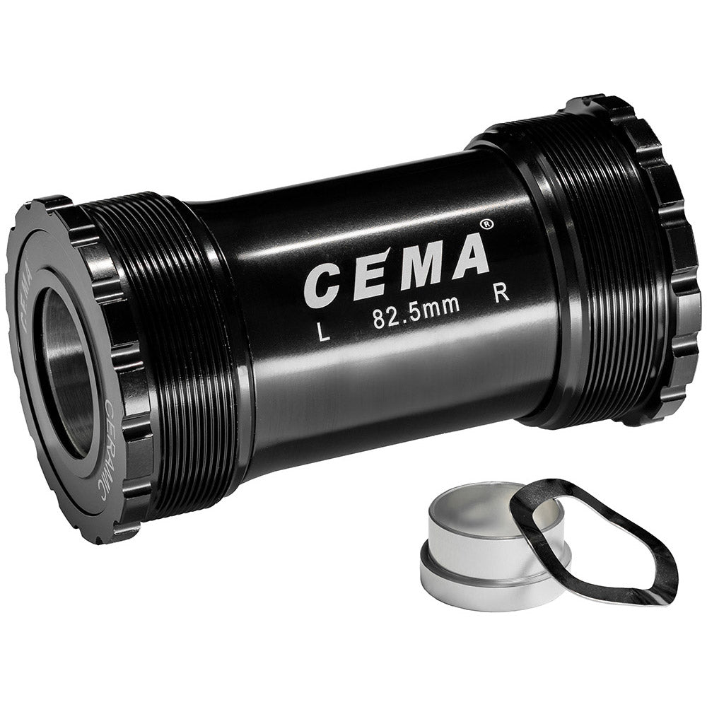 CEMA BRACKETAS T45 SRAM GXP -RVS -ZWART