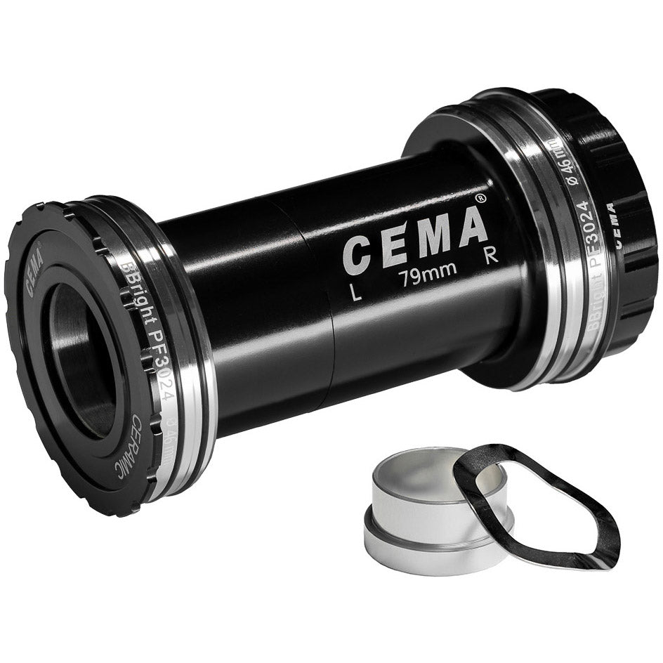 CEMA BRACKETAS BBRIGHT46 INT. SRAM GXP-KERAMIC-ZWART