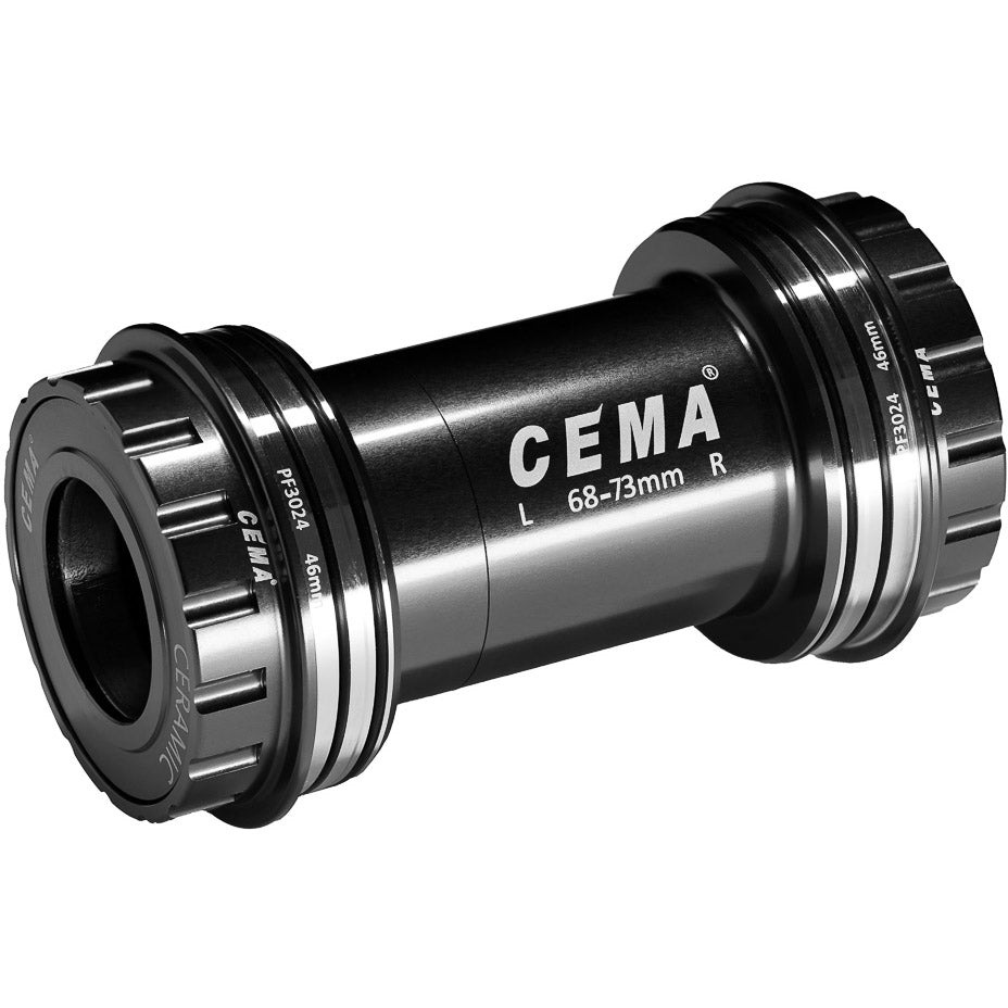 CEMA BRACKETAS PF30 interlock Shimano-RVS-Zwart