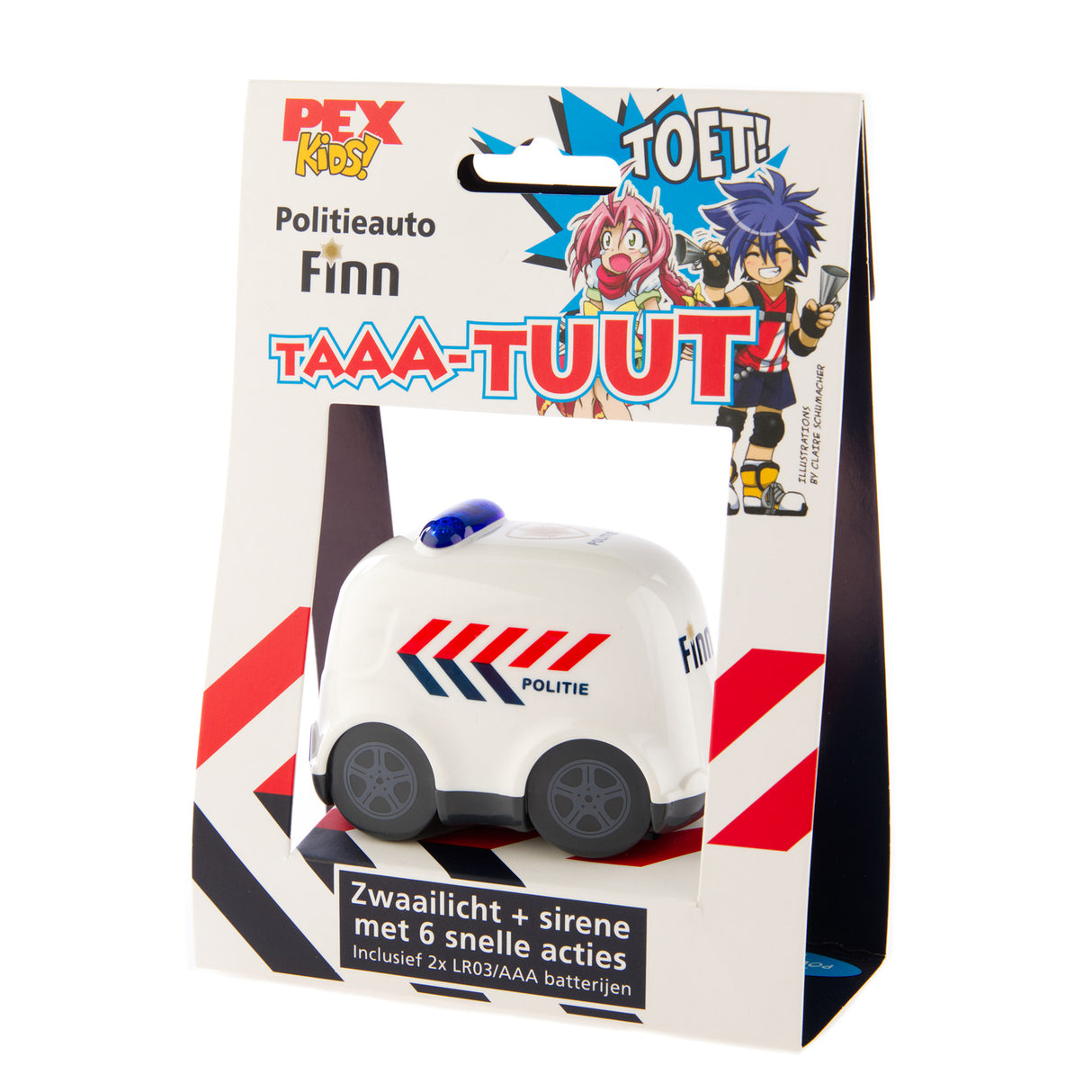 Horn PEXKIDS Police Car Finn