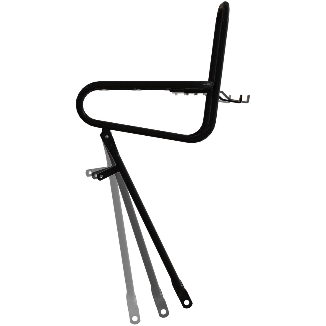 Carrier avant Steco Smooth Black 25cm