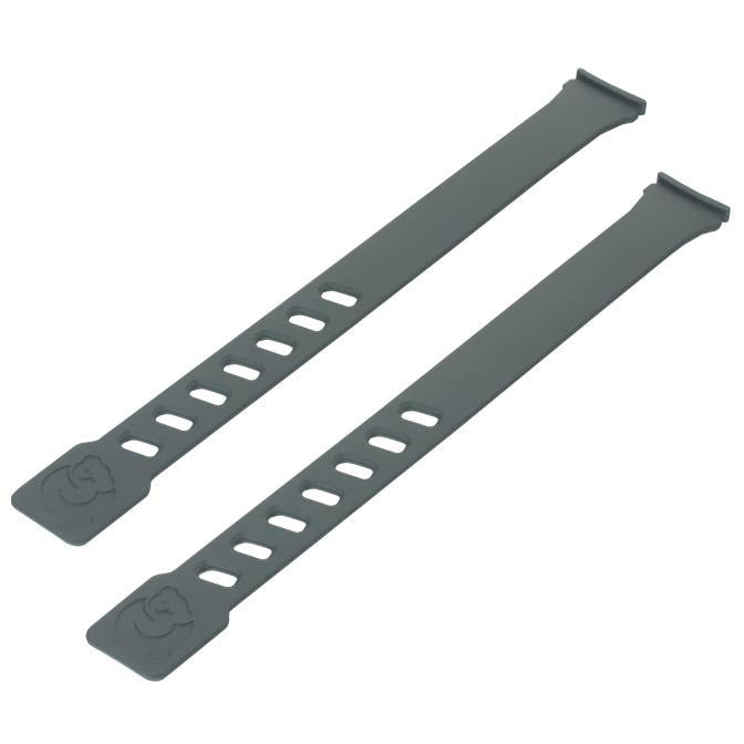 Qibbel a mis les sangles de pied gris anthracite