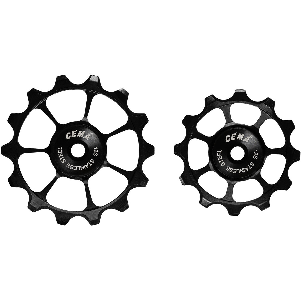 Cema deraaleur swies shimano en acier inoxydable 12v noir