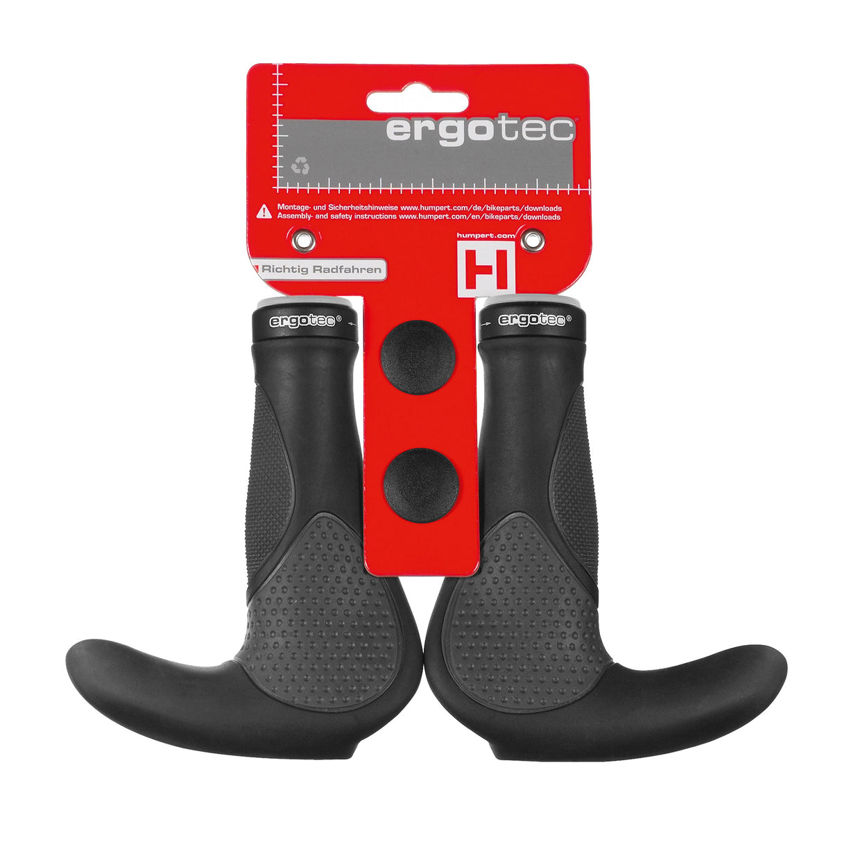 Ergotec poignées Oslo embouts de guidon longues noir gris