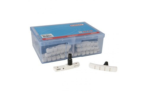 Ensemble de blocs de frein Elvedes V -Brake 72 mm - blanc (25 paires)