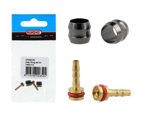 Elvedes bague de serrage hydro olive + insert tektro 5,0mm set a 2