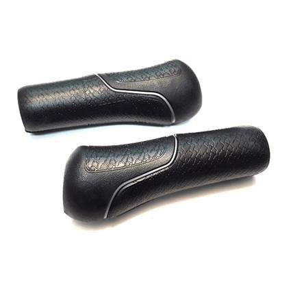Gazelle Handle Set Hybrid avec tuyauterie en argent 132 132 mm noir