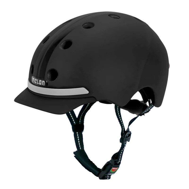 Casque de melon avec l'éclairage E-Series Black Ice XL-XXL