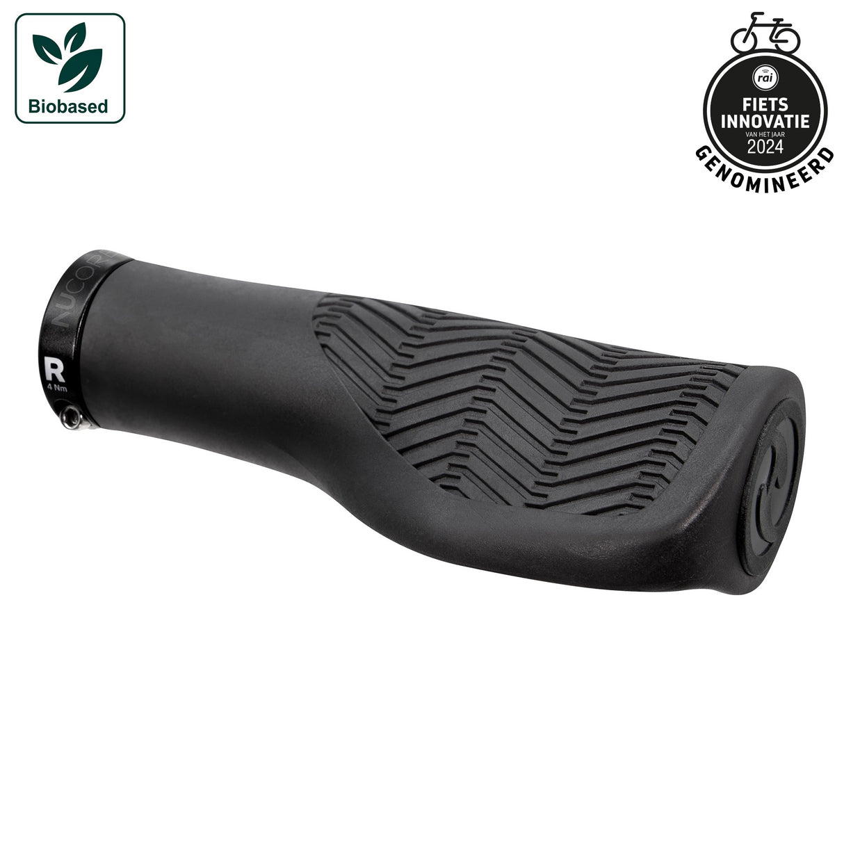 Herrmans jeu de poignées nucore town wave 130 130mm noir