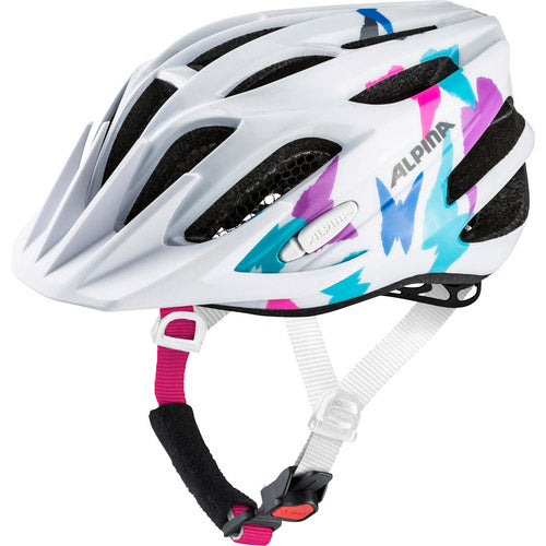 Alpina sports casque pour enfants fb jr. 2.0 papillon 50-55 gl. blanc