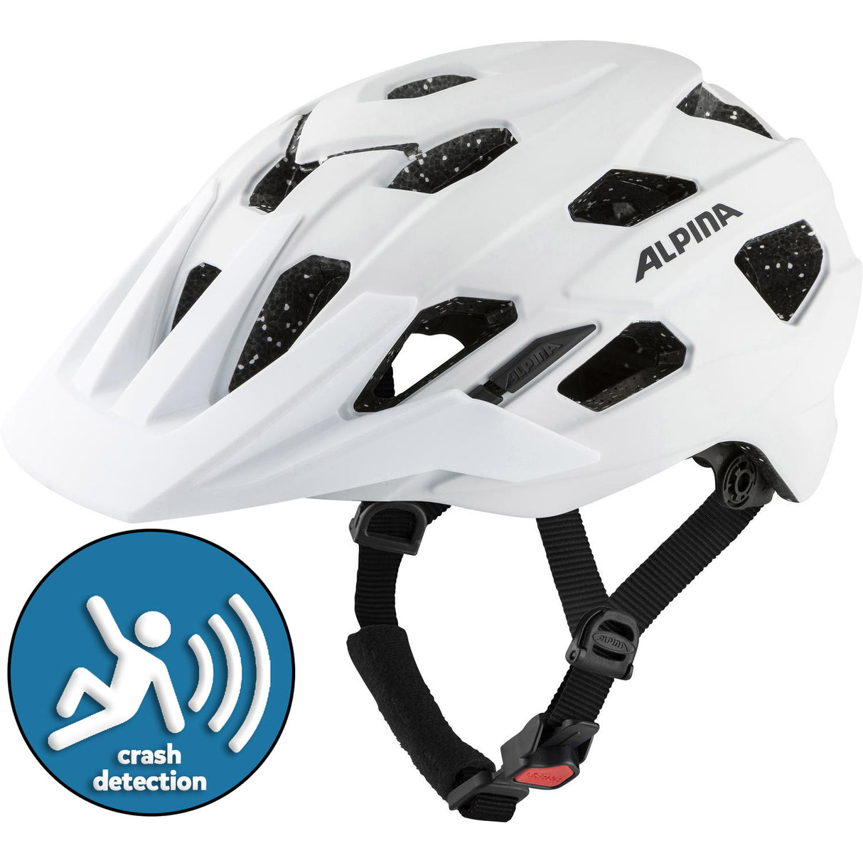 Alpina casque vtt sport anzana tocsen 52-57 blanc mat