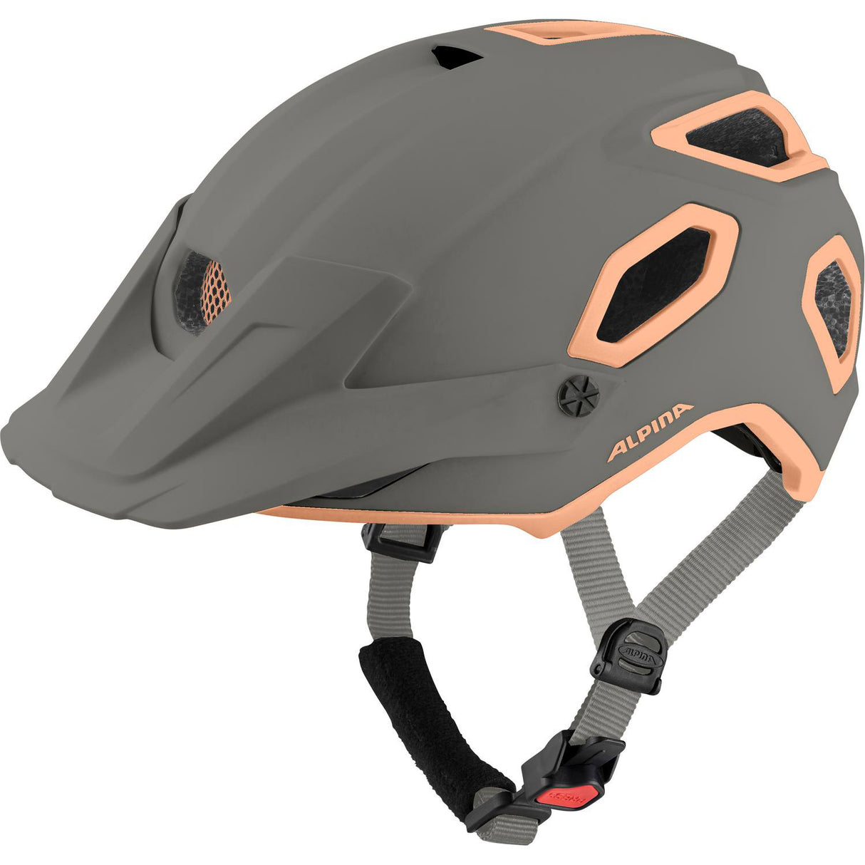 Alpina sports casque vtt croot mips 52-57 gris mat rose