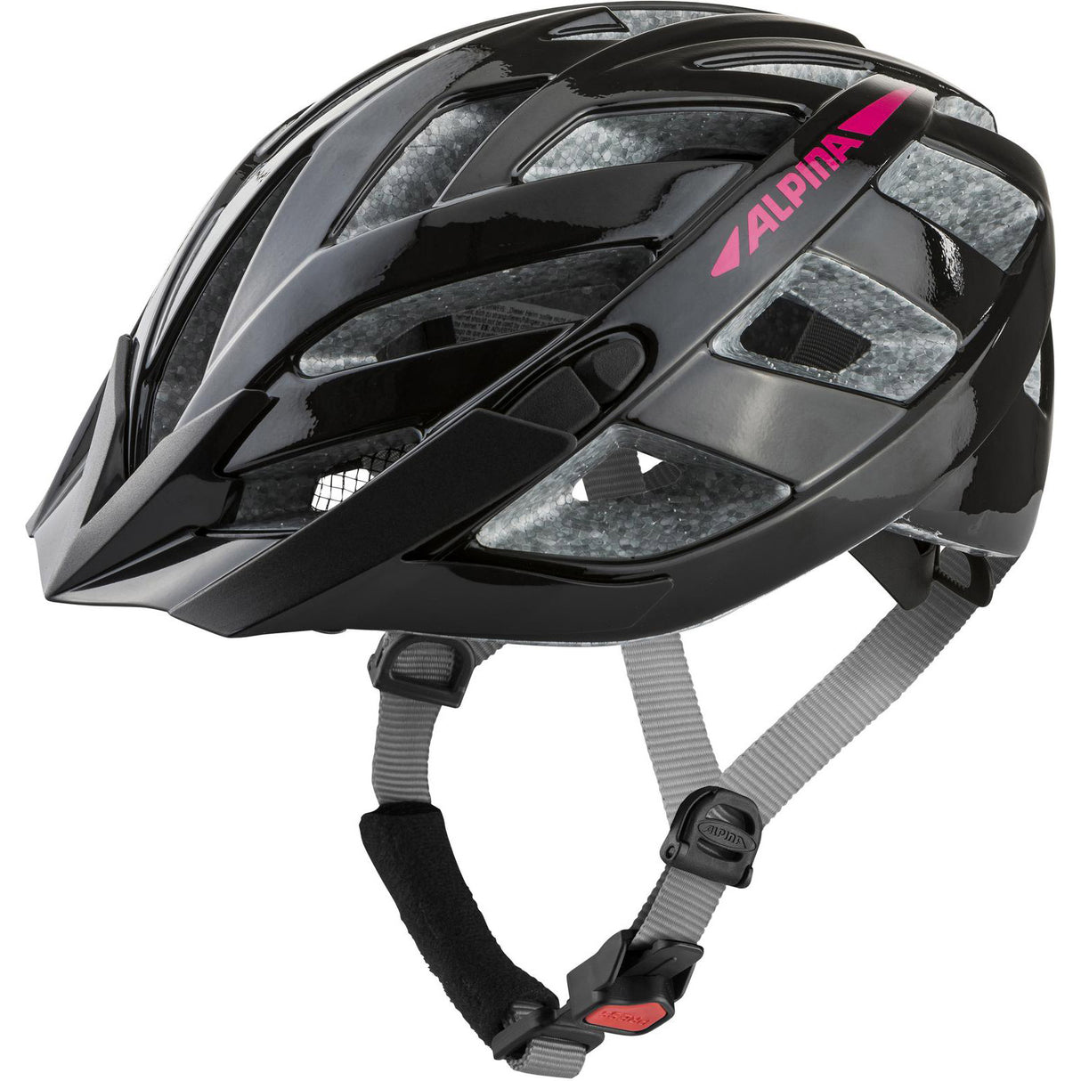 Alpina casque de tourisme sportif panoma 2.0 52-57 noir brillant rose