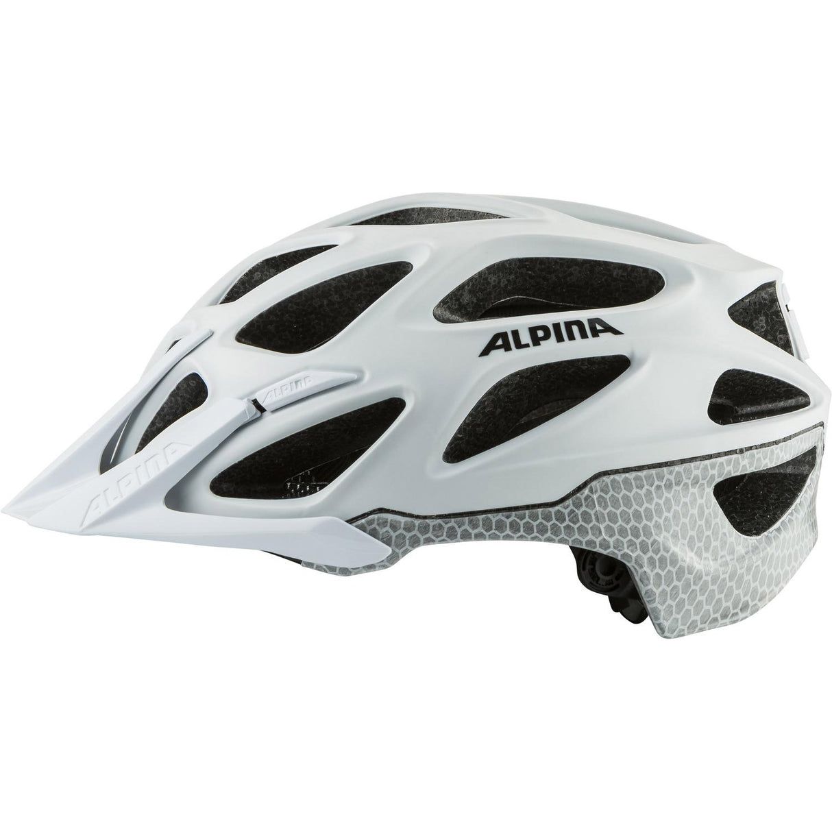 Alpina sports casque vtt mythos réfléchissant 52-57 blanc