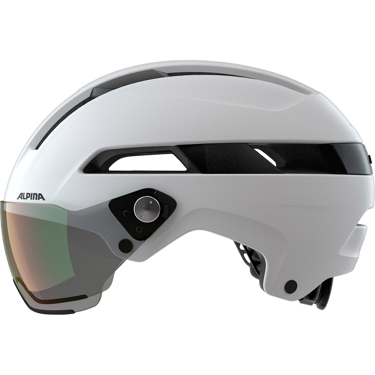 Alpina sports casque urbain soho visière v 52-56 blanc mat