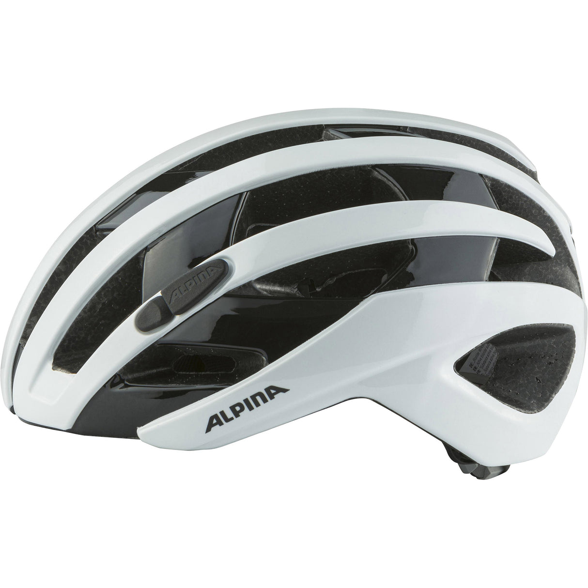 Alpina casque de course sportif ravel 51-56 blanc brillant
