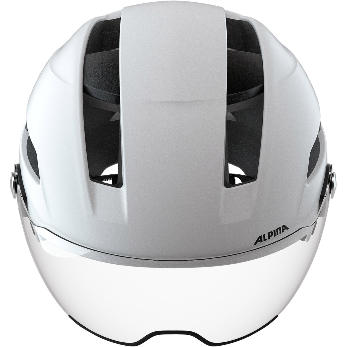 Alpina sports casque urbain visière soho 51-56 blanc mat