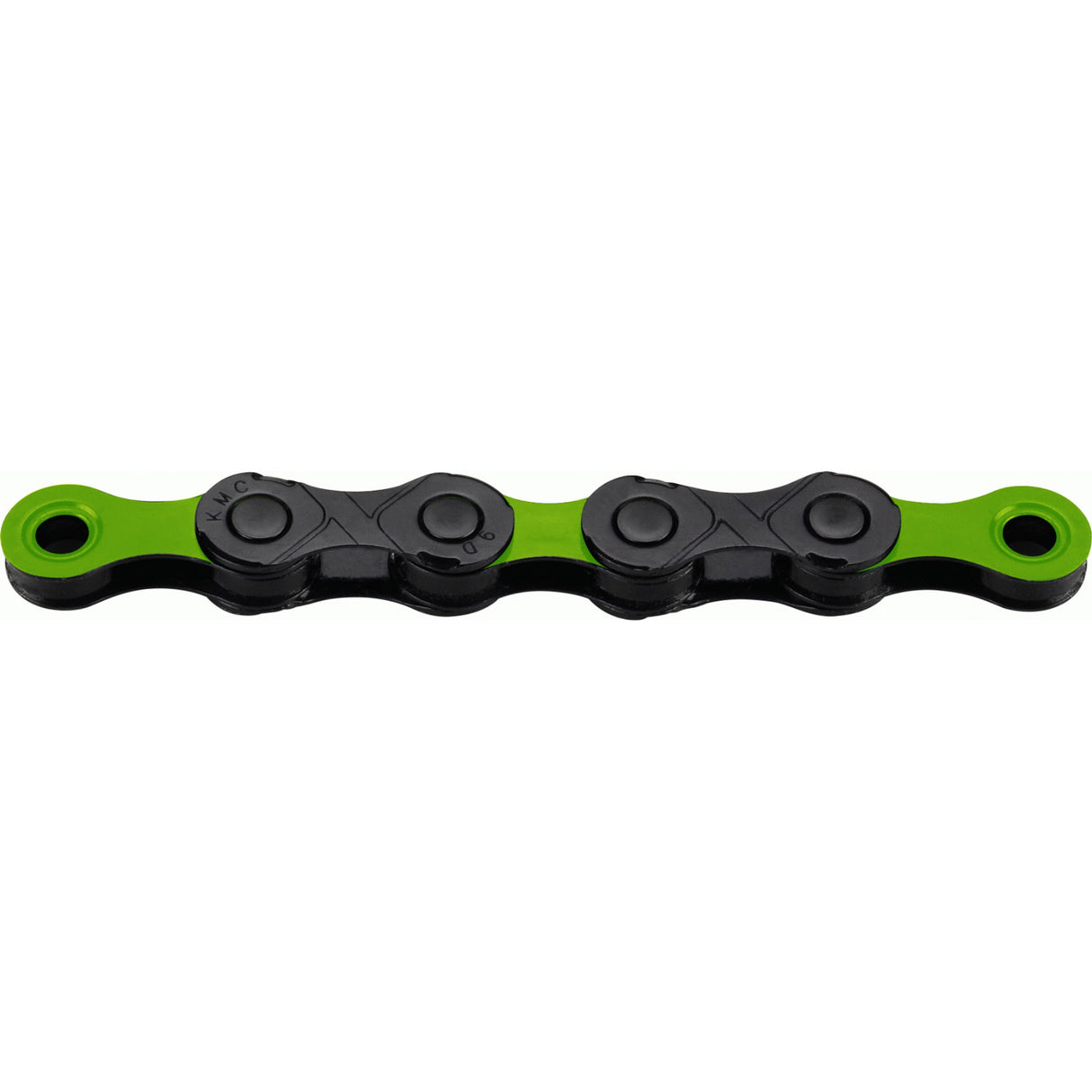 KMC Chain de vélo DLC 12 126 SCHAKELS - 5,2 mm - noir vert