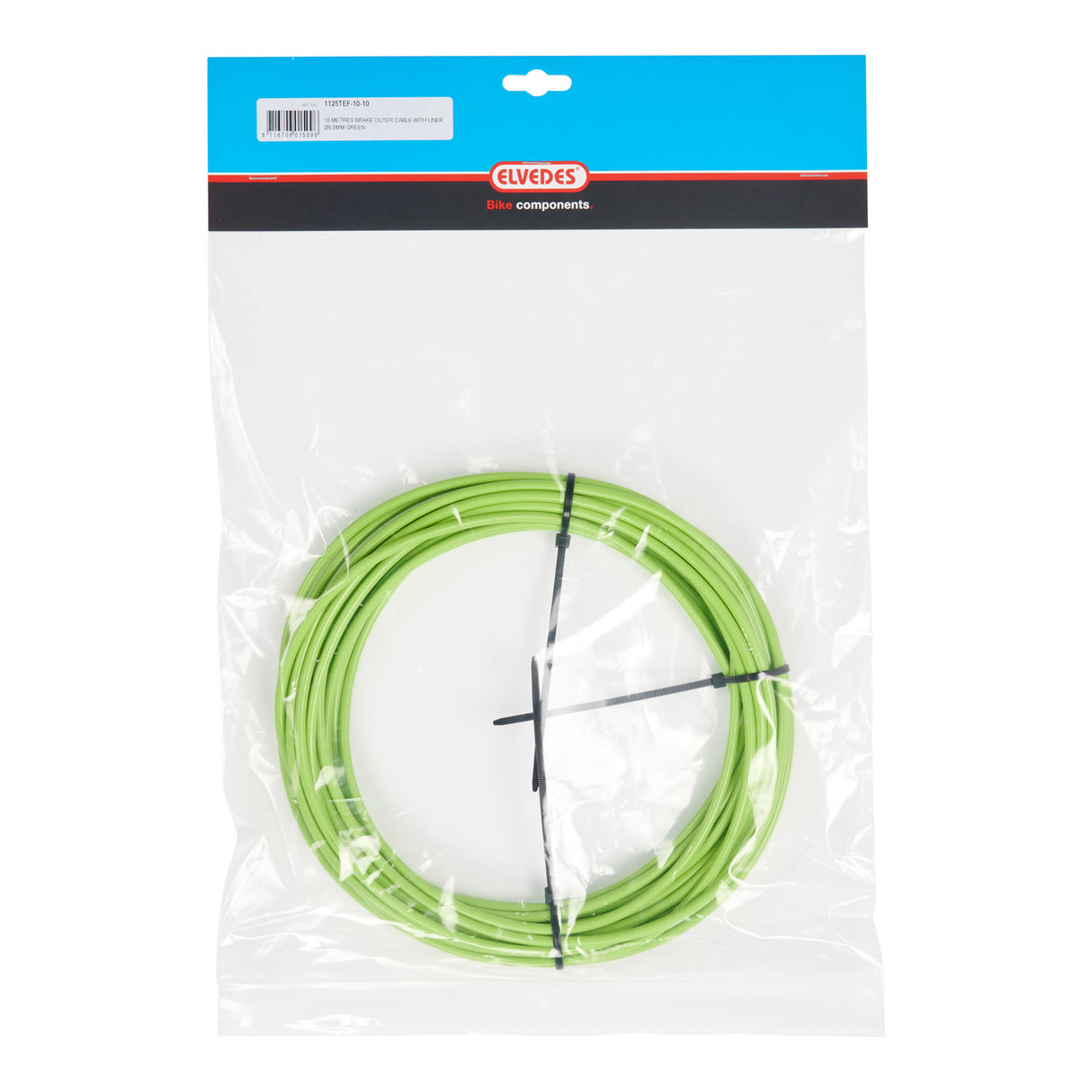 Elvedes rem Outder Cable 5 mm (10m) Green Liner 1125tef-10-10