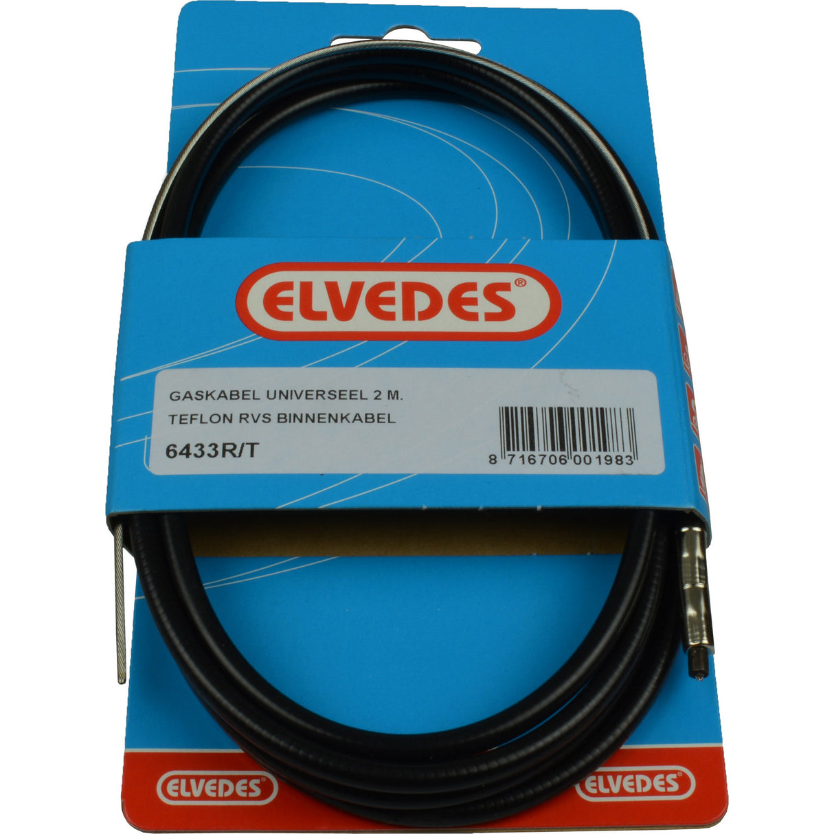 Kit de cabel à gaz elvedes universel 6433r t