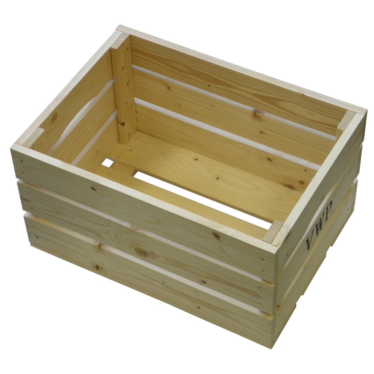 caisse à vélo bois naturel 40 litres