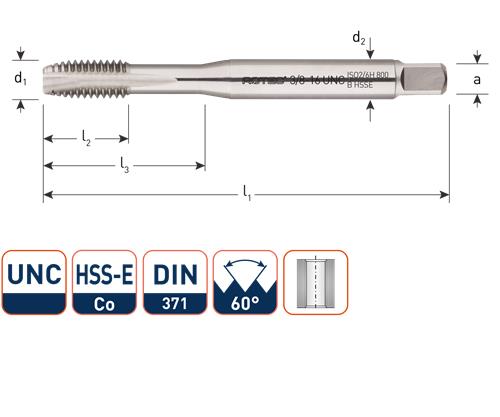 Robinet machine Rotec 1 4 unc din371