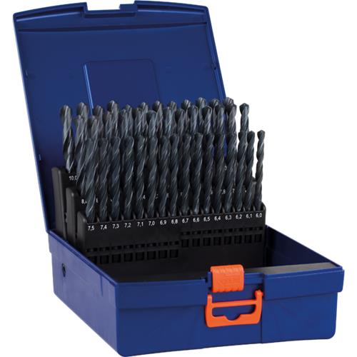 Jeu de forets hélicoïdaux Rotec 6-10x0,1mm hss 41 pièces