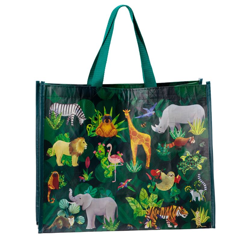 Sac shopping en rpet durable Animal Kingdom