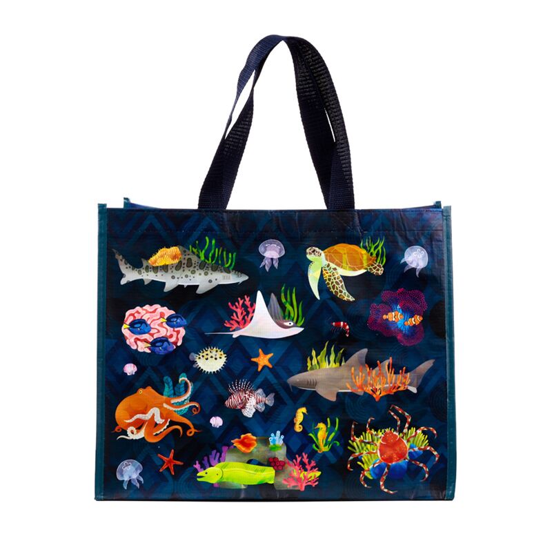 Sac shopping durable en rpet Marine Kingdom