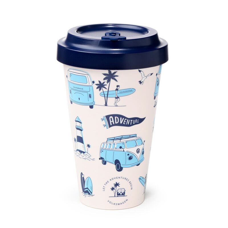 Vw t1 volkswagen van explorer rpet tasse de voyage thermos durable 400ml