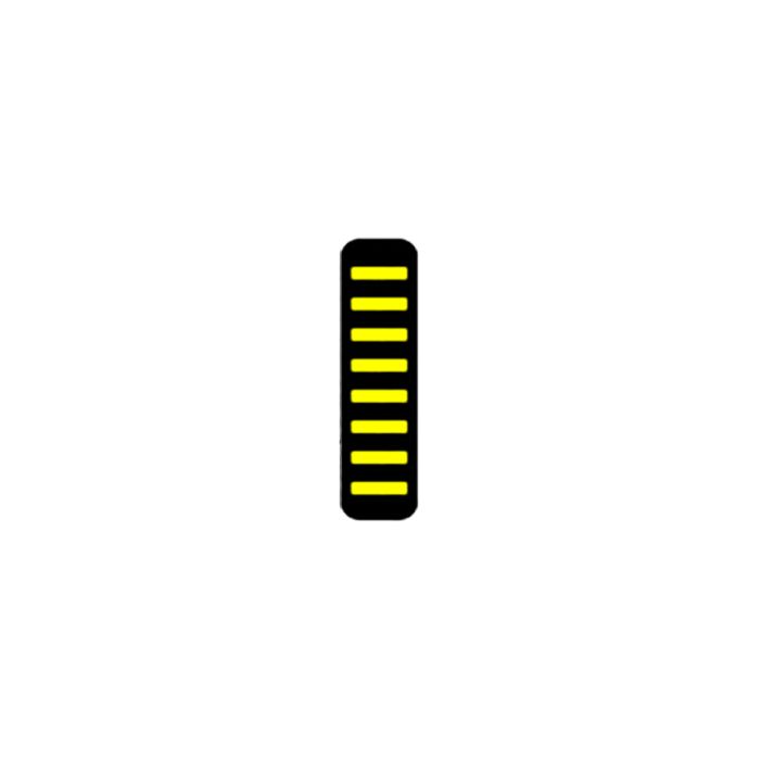 Attache-câble Rrp proguard - avant - autocollant - protection max - jaune