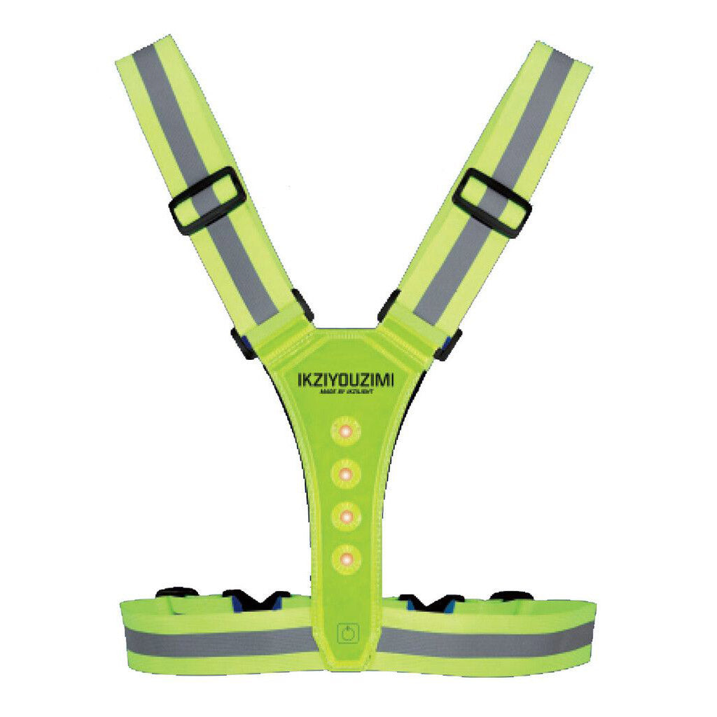 Ikzilight Reflection Sport and Safety Vest avec LED unique