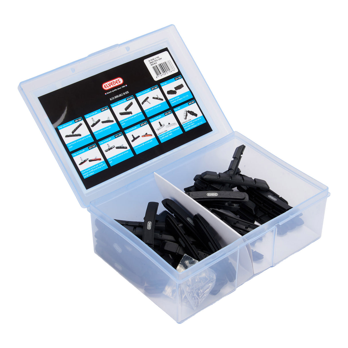 Elvedes plaquette de frein en caoutchouc v-brake 72mm (25pcs)