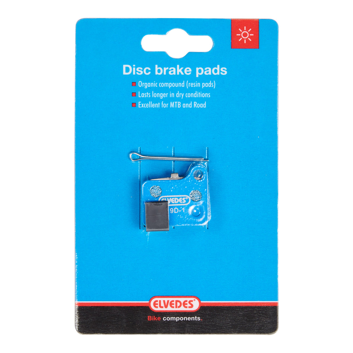 Ensemble de blocs de frein à disque Elvedes Organic Shimano BR-M555, M556, C900, C901 (1 paire)