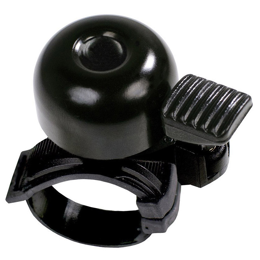 Simson Bicycle Bell Mini 32 mm, Flex Band Attachement noir