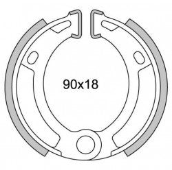 Segments de frein newfren new fren gf0210
