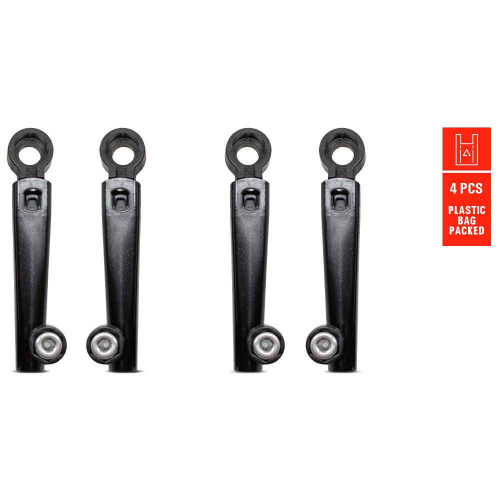 Eurofender spatd ef systema porte-canne droit noir set a 4