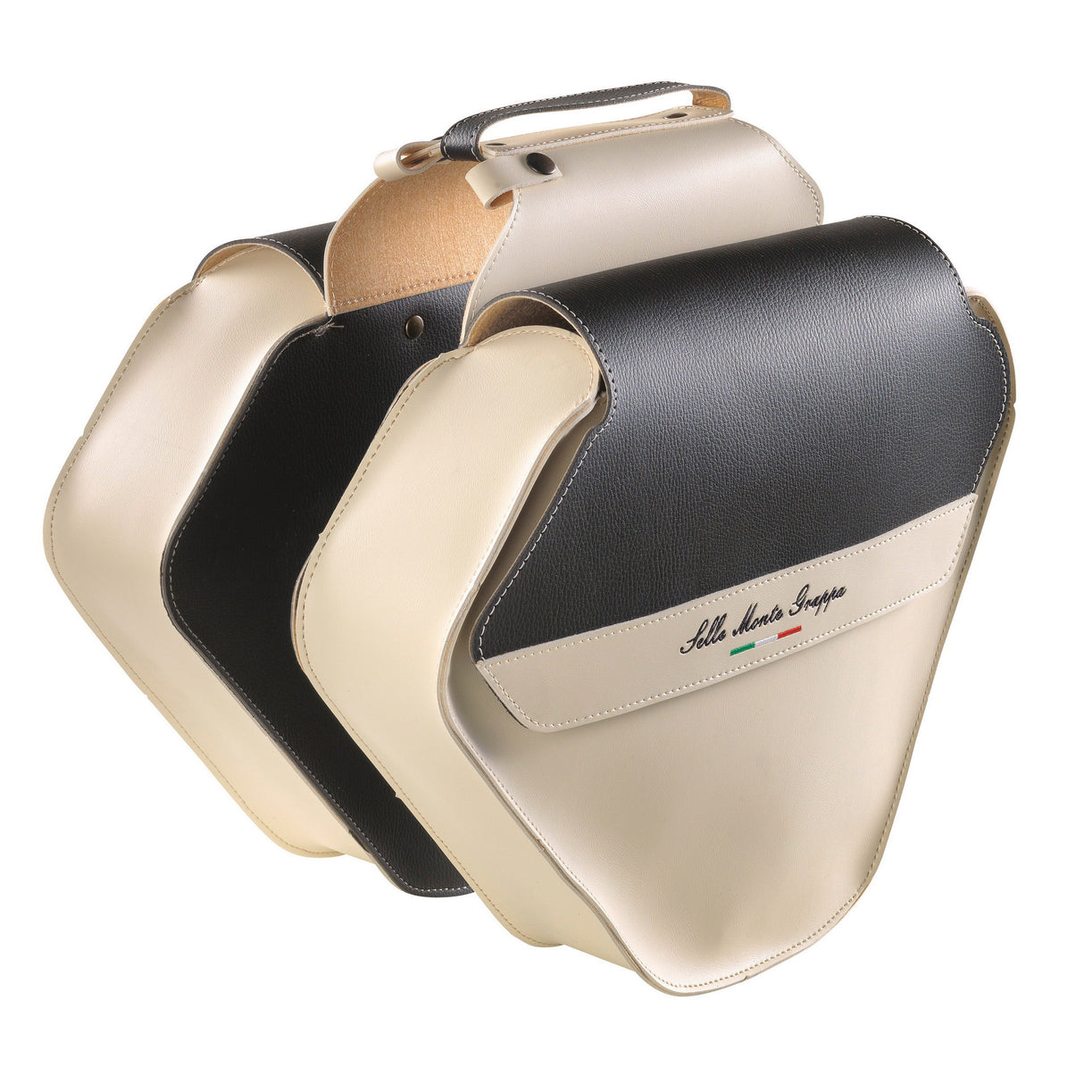 Selle Monte Grappa Monte Grappa double sac double 17.5L de la mode de la mode noire