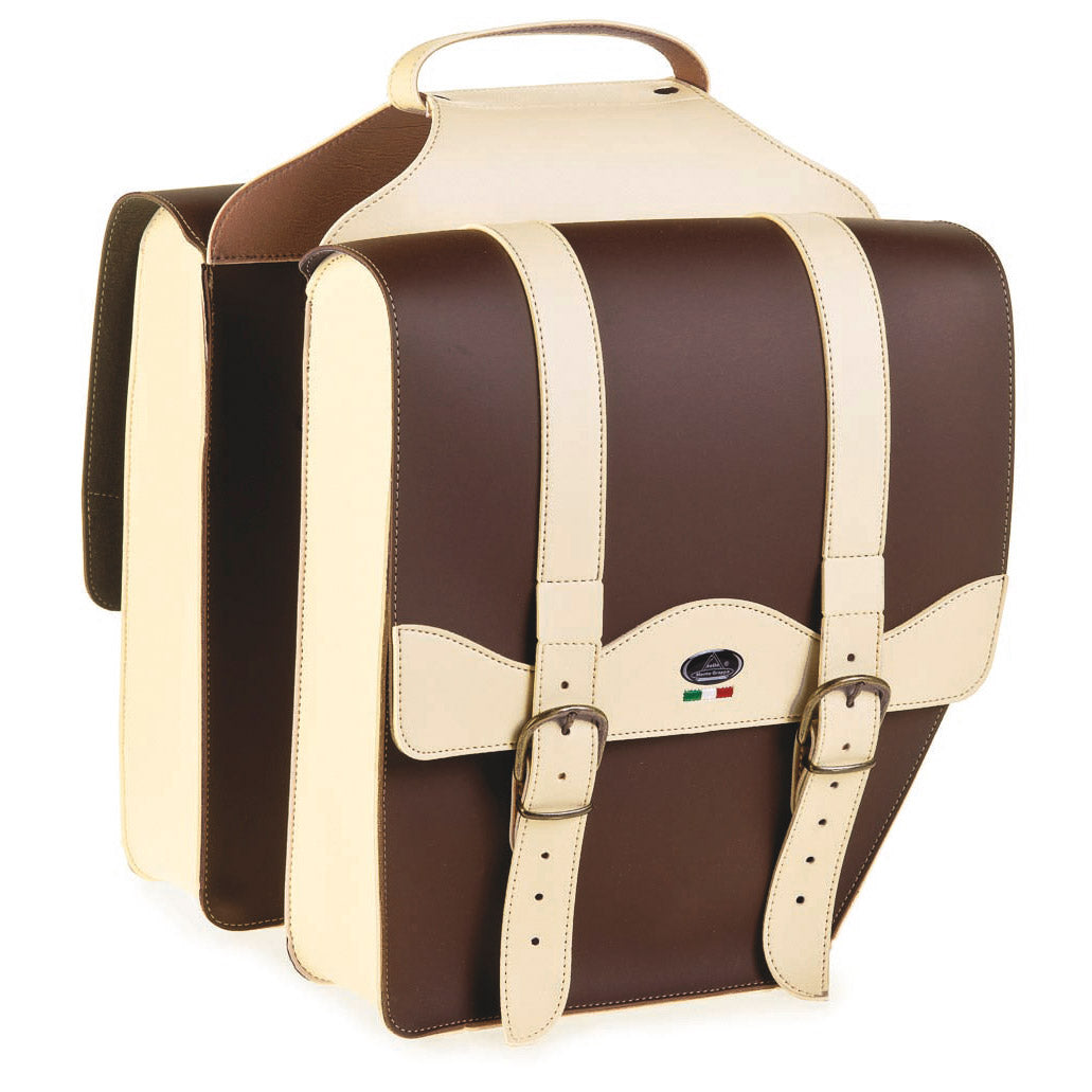 Selle Monte Grappa Monte Grappa Double Bag 17L Cruiser Vintage Cream T.Dimoro