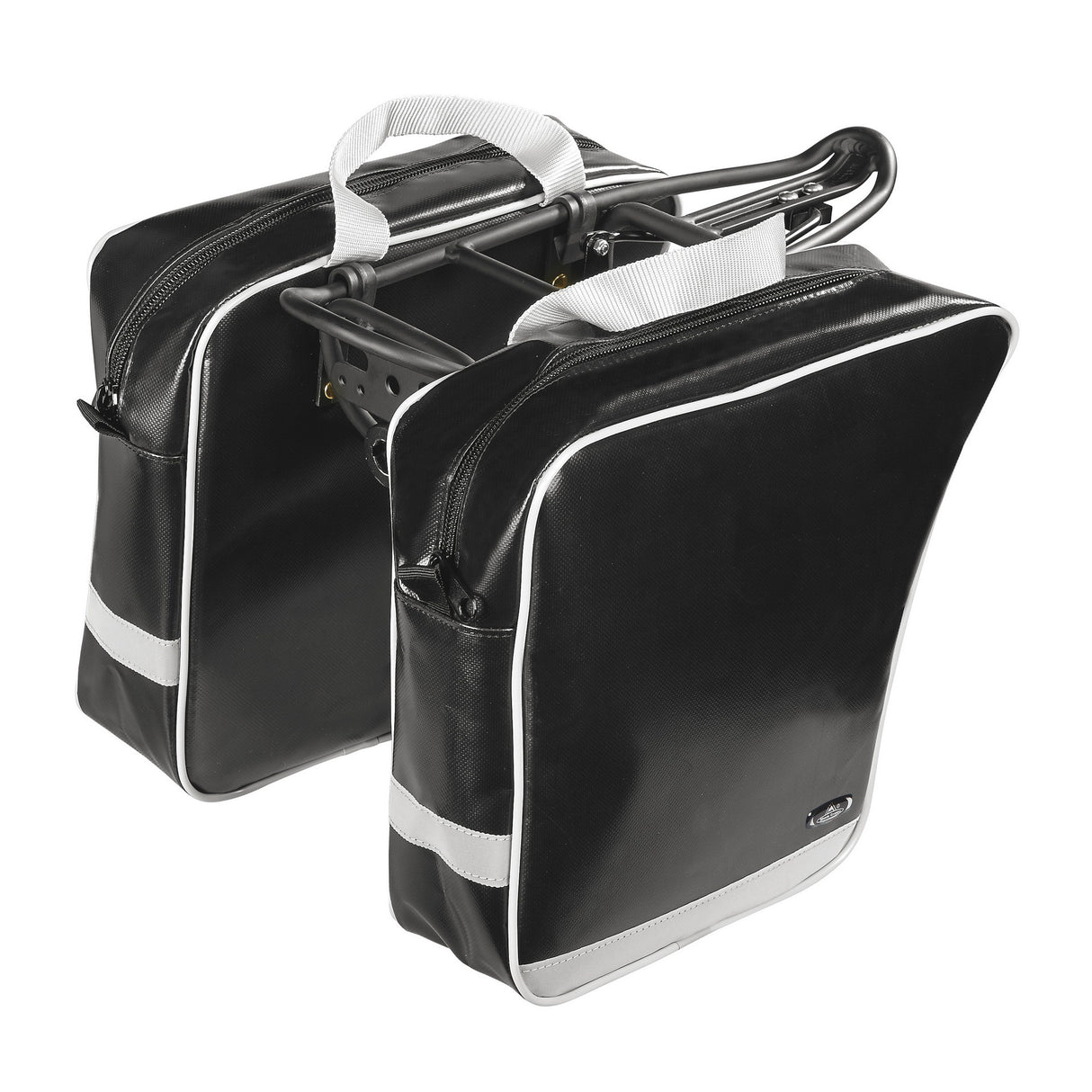 Selle Monte Grappa Monte Grappa Pakaftas L + R 15L Varnis à fermeture éclair noir